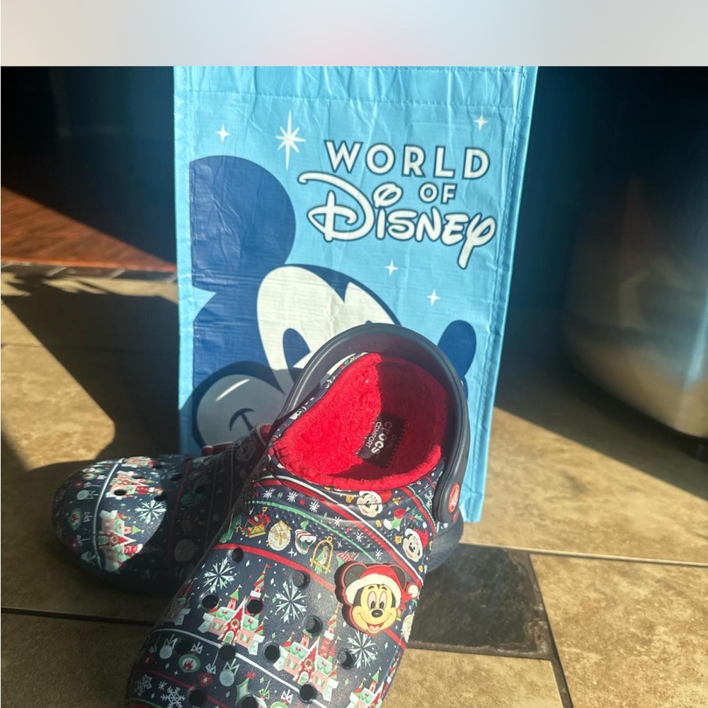 Crocs Christmas Disney Mickey Mouse Patterned - image 1